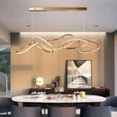 Ljojo Maillon Rose Gold Pendant Light - Minimalist Designer LED Ring Light