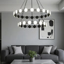Modern Ring Dimmable Ceiling Chandelier | Decorative Luminaires for Living Room | Ljojo