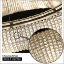 Luxury Nordic LED Crystal Round Chandelier | Modern Home Decor Lighting by Ljojo