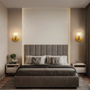 LED Wall Lamps Shell Glass Art Nordic Sconces by Ljojo for Modern Home Decor