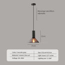 Industrial Pendant Light Retro Multihead Cement Hanging Fixture for Living Room, Bedroom, and Dining Room by Ljojo
