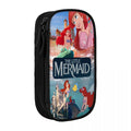 Ljojo Little Mermaid Pencil Case - Big Capacity Pen Holder Bag for School Supplies