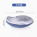 Ljojo Melon Seed Fruit Plate Glass Plate | Modern Living Room Creative Snack Plate