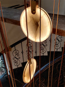 Ljojo Marble Chandelier: Luxury Gold LED Stone Light for Staircase, Lobby & Hallway