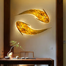 Fish Shaped Wall Lamp Decoration for Homestay Tea Room | Unique Handcrafted Light Fixture by Ljojo