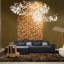 Nordic Rose Gold Firefly Chandelier Pendant Lamp for Living Room by Ljojo