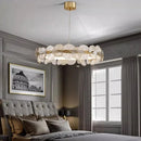 Luxury Crystal Chandelier Modern Led Pendant Light for Living Room Hotel Villa Bedroom Dining Room