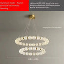 LED Nordic Style Ball Chandelier Cream Luxury Pendant Light Fixture by Ljojo