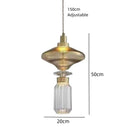 Modern Pagoda Glass LED Pendant Lights for Living Dining Room by Ljojo