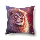 Lion Pattern Polyester Cushion Cover by Ljojo - Home decoration Pillow Cover