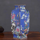 Ljojo™ Gold Painted Enamel Porcelain Vase - Home Office Decor Craft Item