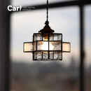 Japanese Style Retro Handmade Chandelier Glass Chandelier for Home Bar by Ljojo.
