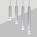 LED Pendant Light: Nordic Aluminum Tube Chandelier for Living Dining Room Decor by Ljojo