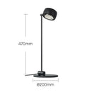 Ljojo Modern Adjustable Floor Lamp for Living Room, Bedroom, Studyroom & Sofa, Minimalist Design
