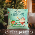 Ljojo Merry Christmas Cartoon Cushion Covers - Sofa Bedroom Car Pillow Cover