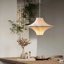 Japanese Wabi Sabi Spaceship Silk Pendant Light Chandelier Home Decor by Ljojo