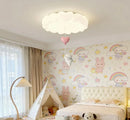 Modern Nordic LED Ceiling Light Rabbit Princess Chandelier for Living Room by Ljojo