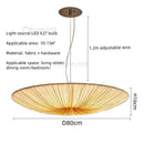 Ljojo Japanese Wabi Sabi Cloth Pendant Light Bar Nordic Ceiling Chandelier Lighting Decor