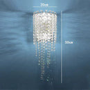 Ljojo Luxury Crystal Chandelier for High Ceiling Living Room