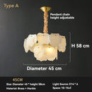 Marble Led Chandelier For Living Room - Elegant Nordic Pendant Light by Ljojo