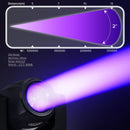 Ljojo™ 230W Beam Moving Head Light: 17 Gobos, 14 Colors, 16 Prisms
