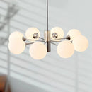 Nordic Designer Multi Head Glass Led Chandelier Hanging Light for Bedroom Living Room Dining Room from Ljojo
