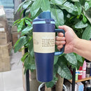 Ljojo 40oz Stainless Steel Vacuum Flask Sport Travel Mug with Handle