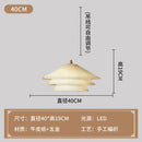 LED Pendant Light Handmade Cloth Japanese Minimalism Home Decor by Ljojo