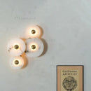 Marble LED Wall Lamp for Nordic Modern Minimalist Bedroom Decor by Ljojo