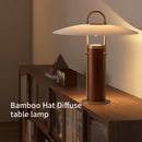 Ljojo Luxury Wood Glass Bedside Lamp with Dimmable Reading Light