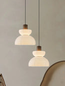 Japanese Style Silk Pendant Lamp Wabi Sabi Chandelier | Retro Home Lighting Fixture Ljojo