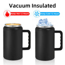 Ljojo 1500ml Insulated Tumbler with Handle and Straw Lid