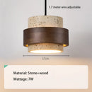 Ljojo Marble Stone Pendant Chandelier for Bedroom & Dining Room