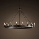 Ljojo Industrial Style Retro Chandeliers Iron Light for Bar Dining Living Room Fixtures