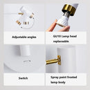 Ljojo Luxury Nordic LED Swing Wall Lamp - White/Black