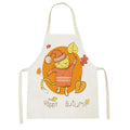 Ljojo Lion Truck Kitchen Apron with Cute Animal Design