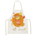 Ljojo Lion Truck Kitchen Apron with Cute Animal Design