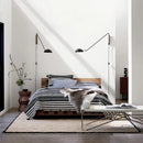 Ljojo Long Arm 100cm Wall Light Gold Black Metal for Bedroom Study Parlor Reading
