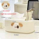 Ljojo Luxury Tissue Box Holder for Table - Home Decor & Makeup Storage