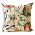Ljojo Merry Christmas Linen Pillow Case 18*18in