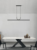Ljojo LED Chandelier: Simple Modern Nordic Design for Dining, Office, Bar, and Tea Room