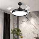 Modern Luxury Invisible Mute Ceiling Fan Lights for Home Decor by Ljojo