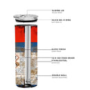 Ljojo 20oz Stainless Steel Vacuum Cup, Dual Wall Insulated Water Bottle