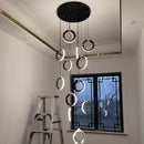 Chic Ljojo Chandelier Stair Light for Modern Living Spaces