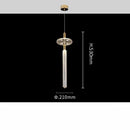 Nordic Glass Snowflake LED Pendant Lights for Home Decor | Modern Minimalist Chandelier by Ljojo