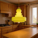 Ljojo Bauhaus Glass Pendant Lamp Ceiling Suspension for Kitchen Island Bedroom Dining Room