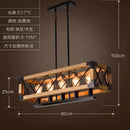 American Vintage Hotel Dining Room Wrought Iron Chandelier by Ljojo