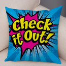 Ljojo Letters Print POP ART Pillowcase - Home Decor Cushion Cover