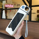 Ljojo 350ml Sports Water Bottle with Straw, Leak-proof Square Design for Fitness and Travel