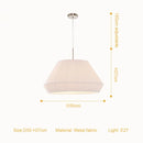 Nordic Pleated Cloth Pendant Lamp for Dining Room - Creative Chandelier Lighting by Ljojo